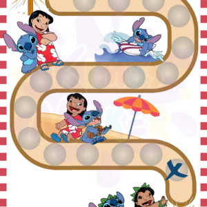 Lilo & Stitch potty training template